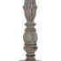 Candle Holder White Natural Iron Mango wood 18 x 18 x 53,3 cm