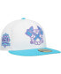 ფოტო #1 პროდუქტის Men's White Atlanta Braves Vice 59FIFTY Fitted Hat
