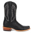 Dan Post Boots Boerne Embroidered Square Toe Cowboy Mens Black Casual Boots DP5