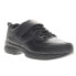 Propet Lifewalker Flex Slip On Walking Womens Black Sneakers Athletic Shoes WAA
