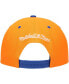 Фото #4 товара Men's Orange, Blue New York Knicks Hardwood Classics Soul Transcript Snapback Hat