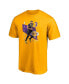 Фото #3 товара Men's Anthony Davis Gold Los Angeles Lakers Pick Roll T-shirt