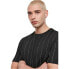 URBAN CLASSICS Oversized Pinstripe short sleeve T-shirt