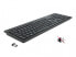 Delock 12004 - Full-size (100%) - USB - QWERTZ - Black