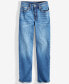 Фото #5 товара Women's High Rise Straight-Leg Jeans, Regular and Short Lengths, Created for Macy's