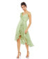 Фото #2 товара Women's Ieena Ruffled Faux Wrap Midi Dress