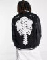 Sixth June bones varsity jacket in black