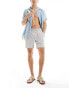 Hollister linen blend jogger short in grey