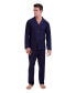 ფოტო #1 პროდუქტის Men's Big and Tall Cotton Modal Knit Pajama, 2 Piece Set