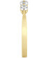 ფოტო #4 პროდუქტის Diamond Five Stone Band (1/2 ct. t.w.) in 14k White or Yellow Gold