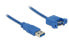 Фото #1 товара Delock USB 3.0 A - 1m - 1 m - USB A - USB A - USB 3.2 Gen 1 (3.1 Gen 1) - Male/Female - Blue