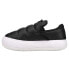 Puma Suede Mayu Slip On Womens Black Sneakers Casual Shoes 383827-01