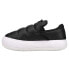 Фото #6 товара Puma Suede Mayu Slip On Womens Black Sneakers Casual Shoes 383827-01