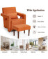 Фото #20 товара Modern Berber Fleece Single Sofa Chair Ottoman & Waist Pillow