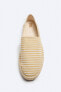 Striped canvas espadrilles