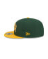 Фото #4 товара Men's X Staple Green, Gold Green Bay Packers Pigeon 9Fifty Snapback Hat