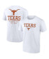 ფოტო #1 პროდუქტის Men's White Texas Longhorns Game Day 2-Hit T-shirt