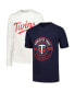 ფოტო #1 პროდუქტის Big Boys Navy, White Minnesota Twins T-shirt Combo Set