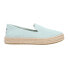 Фото #1 товара TOMS Carolina Platform Espadrille Slip On Womens Blue Flats Casual 10020686T-33