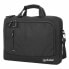 Фото #1 товара Manhattan Helsinki Eco Friendly Laptop Bag 14.1" - Top Loader - Black - Padded Notebook Compartment - Front and Multiple Interior Pockets - Padded Handle - Trolley Strap - Recycled Materials - Black - Shoulder Strap (removable) - Notebook Case - Three Year Warranty