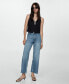 ფოტო #5 პროდუქტის Women's Catherin Culotte High Rise Jeans