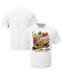 Фото #1 товара Men's White Joey Logano 2023 Bluegreen Vacations Duel 1 Race Winner T-shirt