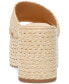 Фото #3 товара Niftyy Woven Espadrille Platform Wedge Slide Sandals, Created for Macy's