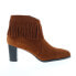 Фото #3 товара David Tate Misty Womens Brown Narrow Suede Zipper Ankle & Booties Boots 8.5