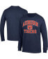 Фото #2 товара Men's Navy Auburn Tigers High Motor Long Sleeve T-shirt