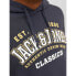 Фото #4 товара JACK & JONES Logo 2 Col Plus Size hoodie
