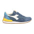 Diadora Equipe Mad Lace Up Mens Blue Sneakers Casual Shoes 178919-60095 10.5 - фото #1