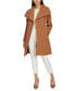 ფოტო #11 პროდუქტის Women's Double-Breasted Belted Coat