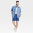 Фото #2 товара Men's Tailored Work Shacket - Goodfellow & Co Blue XL