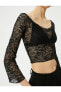 Топ Koton Deep Neck Lace