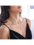 Фото #2 товара Hollywood Sensation layer Necklace with Globe Pendant for Women