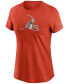 ფოტო #3 პროდუქტის Women's Orange Cleveland Browns Logo Essential T-shirt