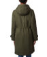 Juniors Long Hooded Parka Coat