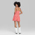 Фото #2 товара Women's Sleeveless Corset Fit & Flare Mini Dress - Wild Fable Magenta S