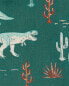 Toddler Button-Front Dinosaur-Print Shirt 2T
