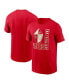 Фото #1 товара Men's Scarlet San Francisco 49ers Lockup Essential T-shirt