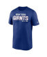 Фото #3 товара Men's Royal New York Giants Legend Community Performance T-shirt