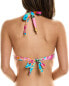 Фото #2 товара Trina Turk Women's Poppy Braided Halter Bikini Top Swimwear Multi Size 14