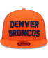 Фото #2 товара Men's Orange Denver Broncos Stacked Trucker 9FIFTY Snapback Hat