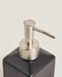 Фото #6 товара Matte black earthenware bathroom soap dispenser