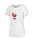 ფოტო #3 პროდუქტის Women's White France National Team Club Crest T-shirt