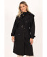 Фото #8 товара Women's Trina Button Front Trench Coat