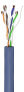 Wentronic CAT 6A Network Cable - U/UTP - blue - 50 m - 50 m - Cat6a - U/UTP (UTP)