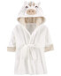 Baby Hooded Terry Robe 0-9M