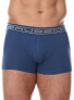 Фото #1 товара Brubeck Bokserki męskie shortbox Comfort Cotton niebieskie r. S (BX10050A)