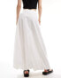 ASOS DESIGN bubble hem maxi skirt in white weiß, 42 - фото #5